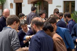 the community on the day of St. Pachomius feast, May 2006