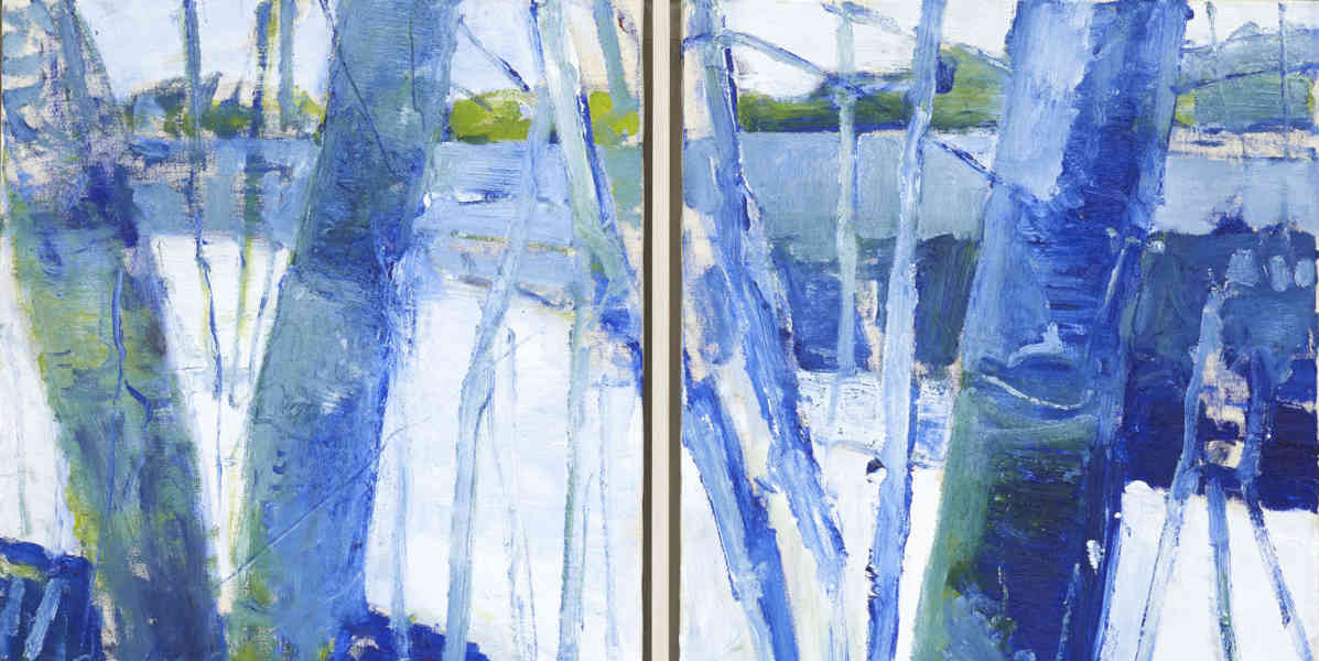 Giovanni Frangi, Dauntsey Park, Olio su tela, 2013