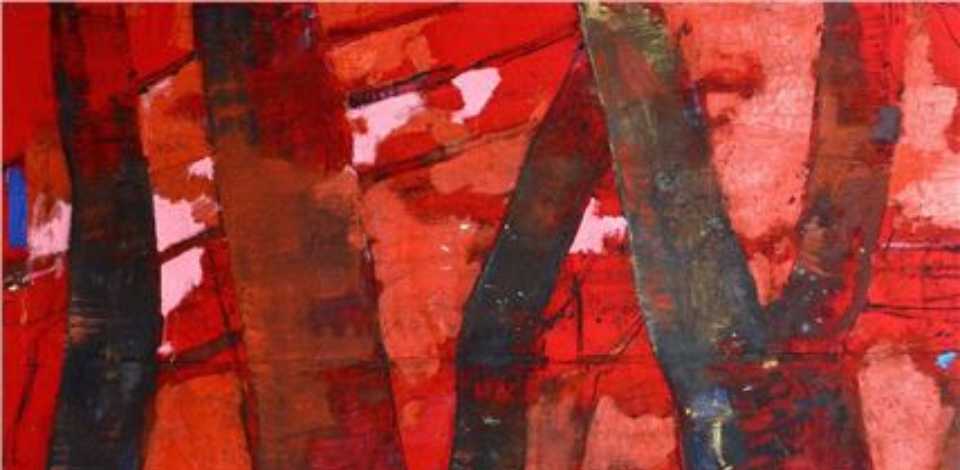 Giovanni Frangi, Ansedonia, olio su tela, 2018