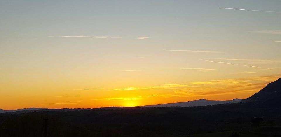 Tramonto a Civitella San Paolo (RO)